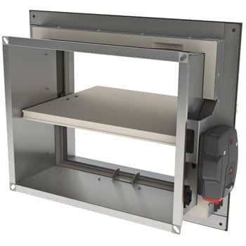 Rectangular Fire Damper CU LT 1S Rf Technologies United Kingdom