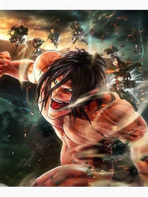 "attack on titan the founder titan eren yeager" Photographic Print for ...