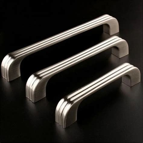 Brushed Nickel Cabinet Handles Polished Chrome Silver