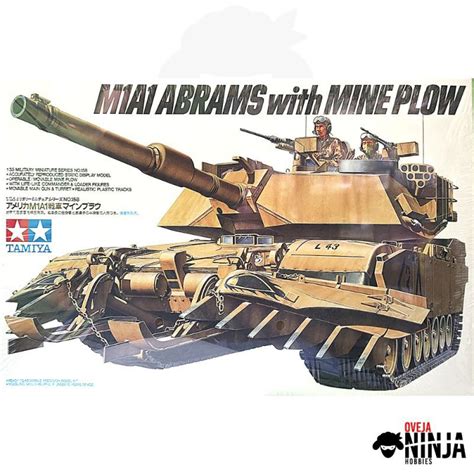 M A Abrams With Mine Plow Tamiya Oveja Ninja Hobbies