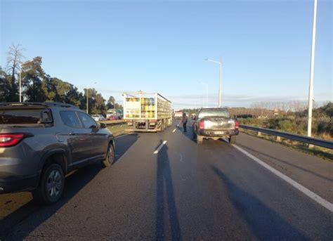 Autopista Santa Fe Rosario Muri Un Motociclista Arrollado Por Un