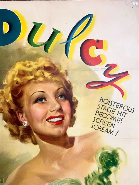 Dulcy Ann Sothern 1940 Us One Sheet Movie Poster Lb Aaa Vintage