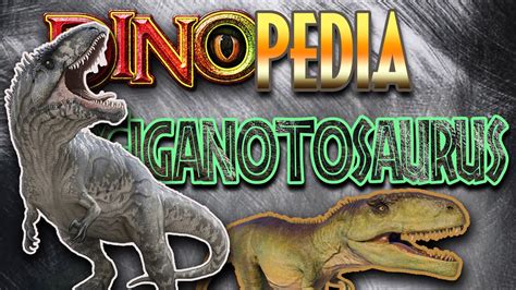 Dinopedia Giganotosaurus Youtube