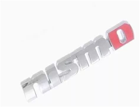 Emblema Logo Nissan Nismo Metalico Adhesivo Tuning Cuotas sin interés