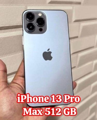 IPhone 13 Pro Max 512 GB Layar Berjenis Super Retina XDR OLED Dengan