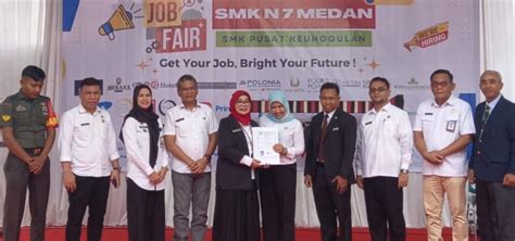 SMKN 7 Medan Gelar Job Fair 25 Perusahaan Pameran Bursa Kerja