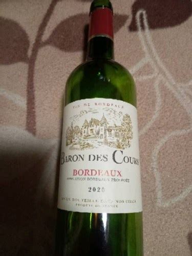 Adrien Bertaillan Baron Des Cours Bordeaux Vivino Us