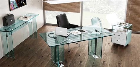 Modern Glass Office Desk