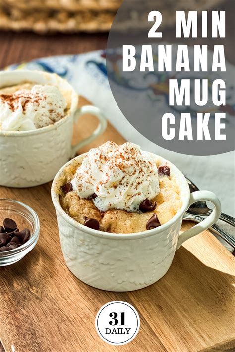 Weight Watchers Banana Mug Cake Recipe Recipes Cuisine