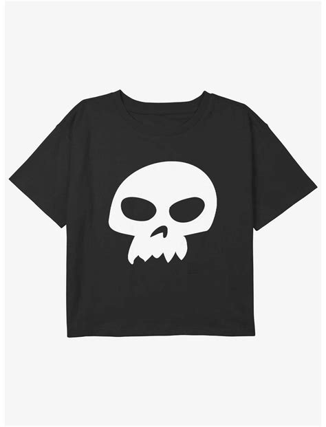 Disney Pixar Toy Story Be Sid Skull Youth Girls Boxy Crop T Shirt Black Boxlunch