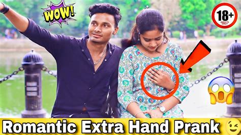 Romantic Extra Hand Prank On Cute Girl 😜 Prank Extrahandprank Extrahandonshoulderprank Viral