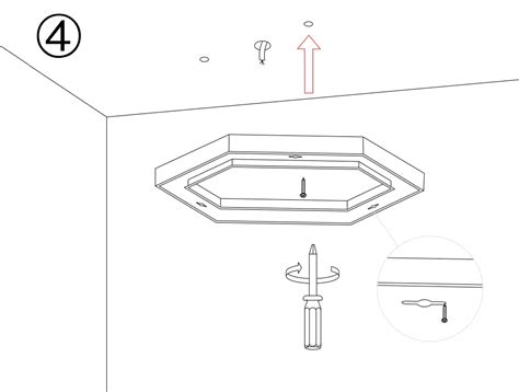 Lampemania LCL7621 LED Ceiling Light Instruction Manual