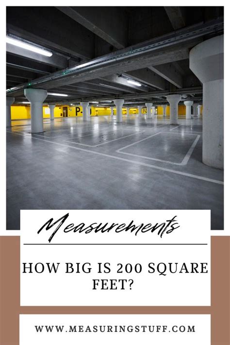 How Big Is 200 Square Feet With Examples Measuring Stuff