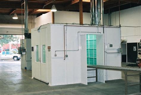 Semi Downdraft Paint Booths - Industrial Finishing Systems