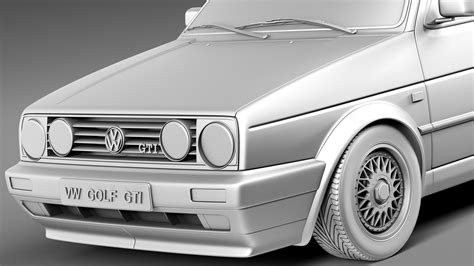 3d Volkswagen Golf Gti Mk2