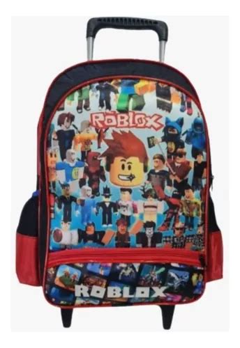 Mochila Roblox Escolar Rodinhas Infantil Juvenil Bolsa Parcelamento