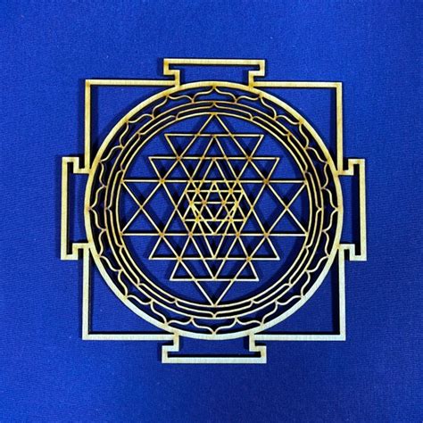 Sri Yantra Stencil Etsy