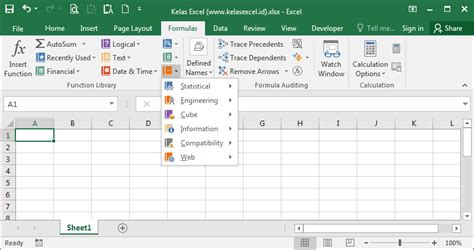 Rumus Excel Lengkap Untuk Pemula Sampai Mahir Microsoft Excel