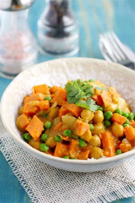 Sweet Potato Chickpea Curry The Pretty Bee