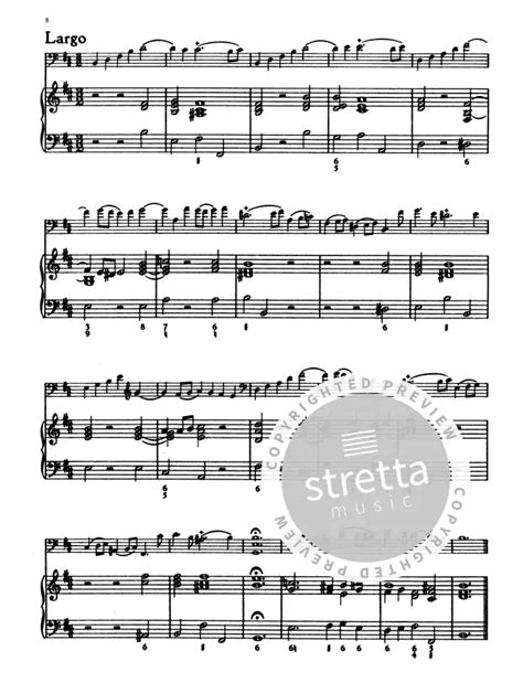 Sonate D Dur Twv D Von Georg Philipp Telemann Im Stretta Noten