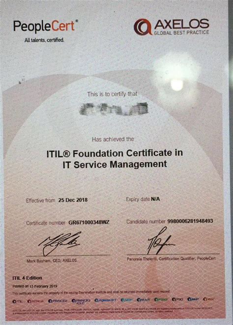 Peoplecert Itil® 4 Foundation认证（英文版） 认证考试 培训机构 东方瑞通