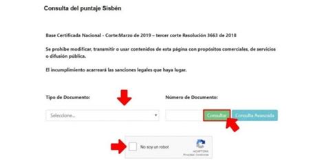 Descargar Certificado SISBÉN Núcleo Familiar 2024