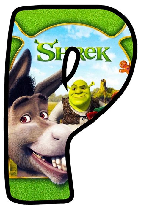 Buchstabe Letter P Shrek Der Gestiefelte Kater Kater