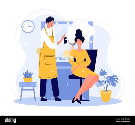 Concept Of Hairdresser Stock Vector Image And Art Alamy