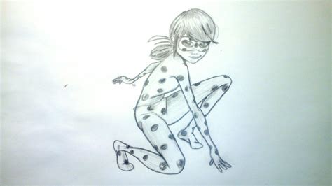 C Mo Dibujar A Marinette Ladybug A L Piz Paso A Paso Youtube