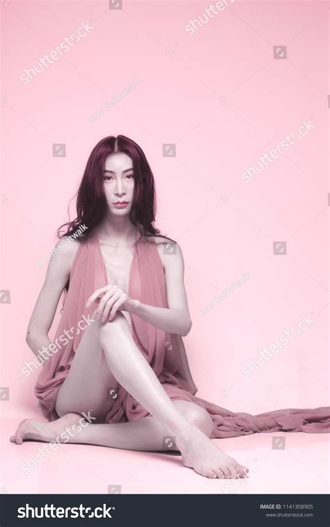 Nude Sexy Beautiful Asian Woman Long Stock Photo Shutterstock