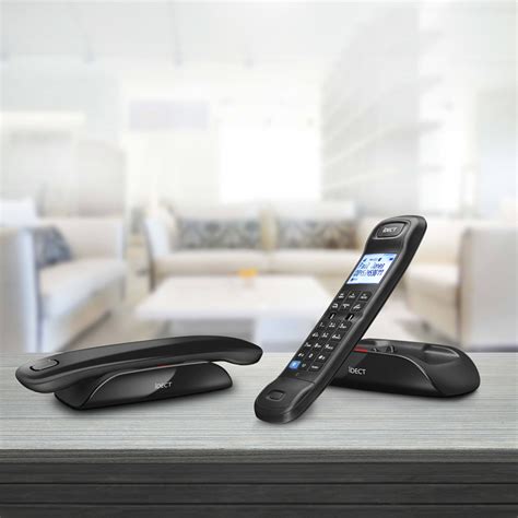 Binatone IDECT Loop Lite Plus Call Black Twin Cordless Phone Wilko