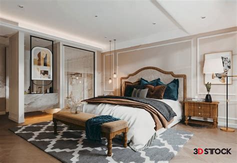 Bedroom 3D Model - 3D Stock : 3D Models for Professionals