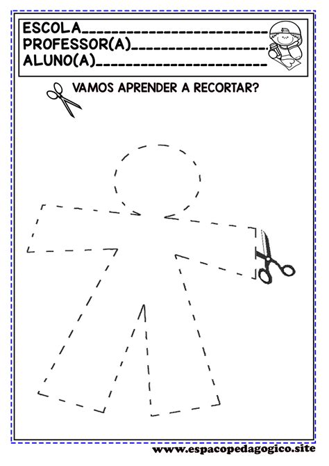 Atividades Para Aprender A Recortar Usar A Tesoura Educa O Infantil