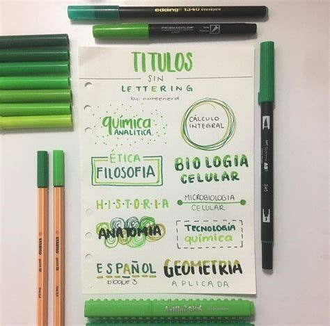 Titulo Title Header Bulletjournal Libreta De Apuntes Bullet Journal