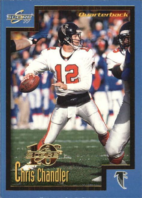 1999 Score Showcase 81 Chris Chandler 1989 Falcons V10136 Nm Mt Ebay