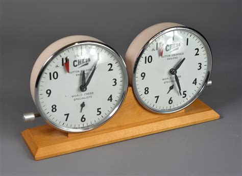 Ref3321 Chess Timer By Sutton Coldfield Antique Chess Shop