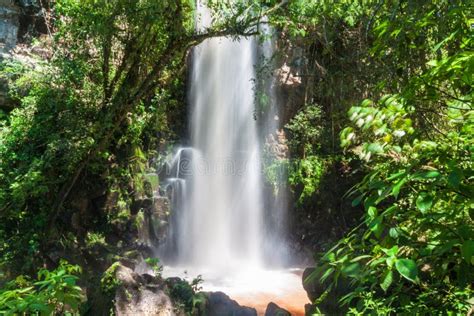 Waterfall Salto Chico stock photo. Image of forest, cloud - 131359862