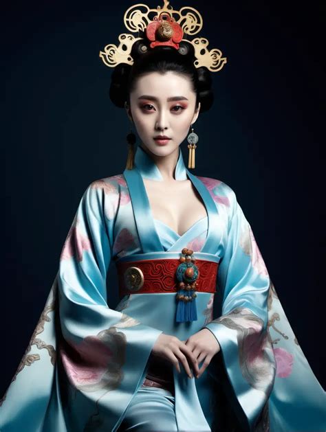 Ephemeral Beauty Empress Wu Zetian Inspired Portrait | MUSE AI