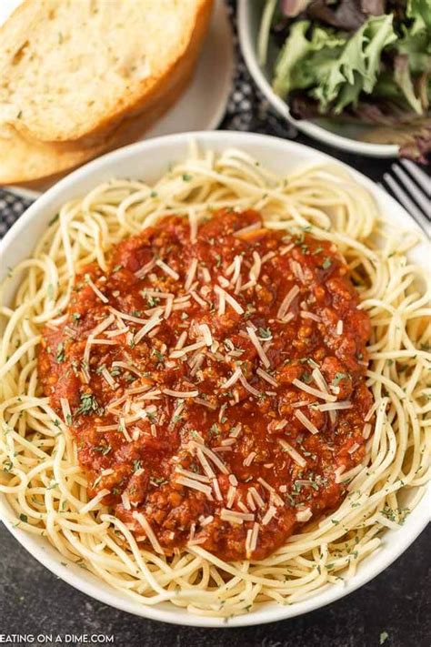 Crock Pot Spaghetti Sauce Recipe Crock Pot Spaghetti