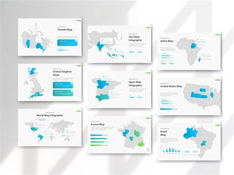maps infographic  powerpoint template  high detail