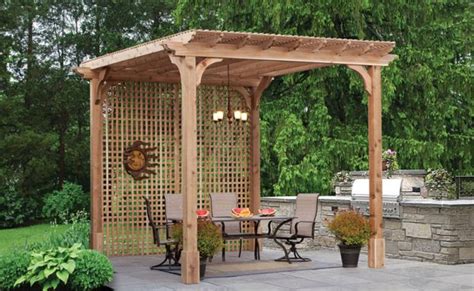 Privacy Pergola Walls Pergolas With Privacy Screens For Your Backyard