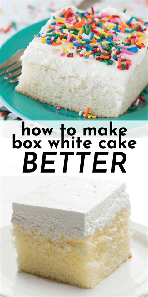 How To Make Box Cake Better White Cake Artofit