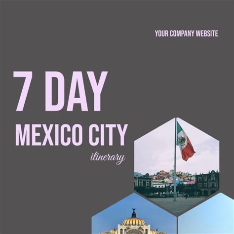 Free 7 Day Mexico City Itinerary Template - Edit Online & Download ...