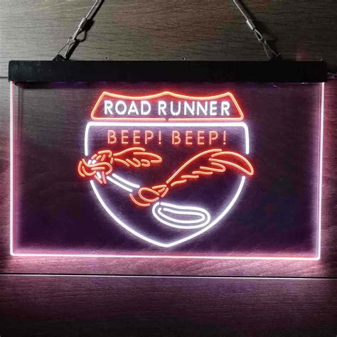 Road Runner Beep Beep Led Neon Sign Holiday T Garage Decor T