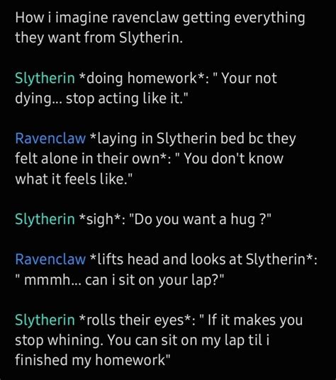 Slytherin X Ravenclaw Relationship Hogwarts Rezeptideen