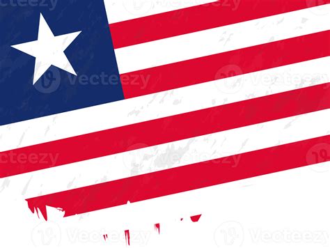 Grunge Style Flag Of Liberia 41643844 Png