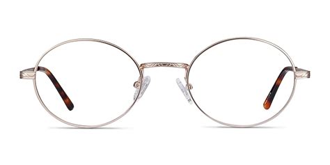 Equinox Oval Gold Full Rim Eyeglasses Eyebuydirect