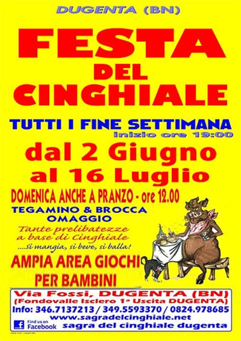 Festa Del Cinghiale A Dugenta Specialit E Divertimento