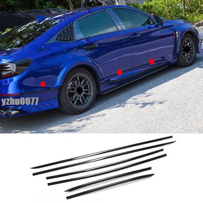 For Honda Accord Stainless Black Body Door Side Molding