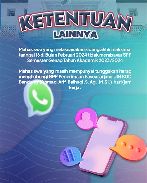 Informasi Pembayaran Spp Semester Genap Tahun Akademik 2023 2024 Program Pascasarjana Pps